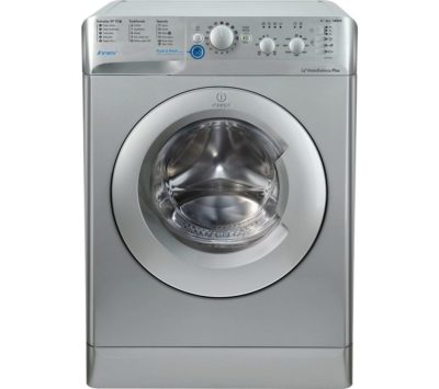 INDESIT BWC 61452 S 6 kg 1400 Spin Washing Machine - Silver